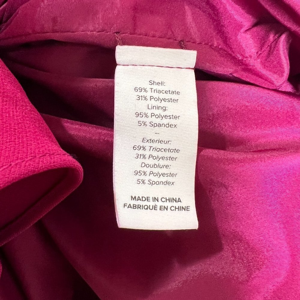 Cinq a Sept Maroon Dark Pink Nanon Tulip Midi Dress $450 - Picture 9 of 16